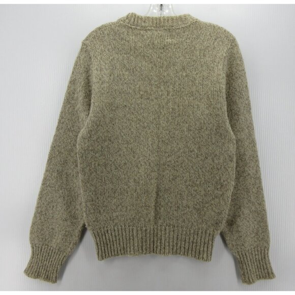 VGT Eastern Mountain Sports Sweater Small Fisherman EMS Wool 80s USA - Picture 6 of 10
